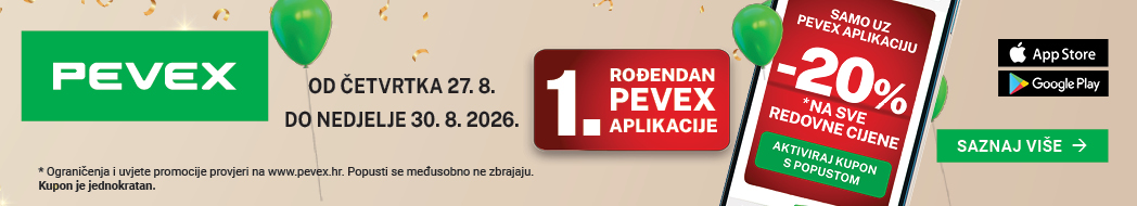 PEvex aplikacija rodjendan