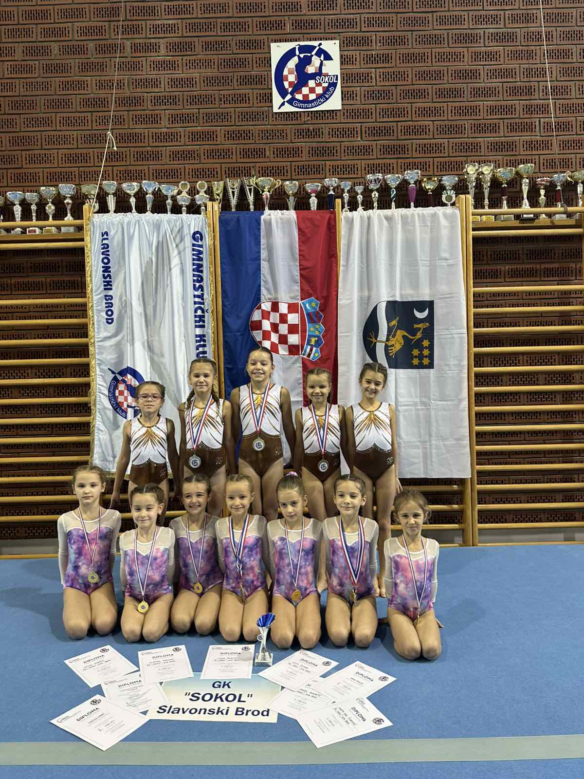 Gimnastičarke Sokola uspješne na domaćem natjecanju: zlato, srebro i bronca u 4. kolu regije Istok