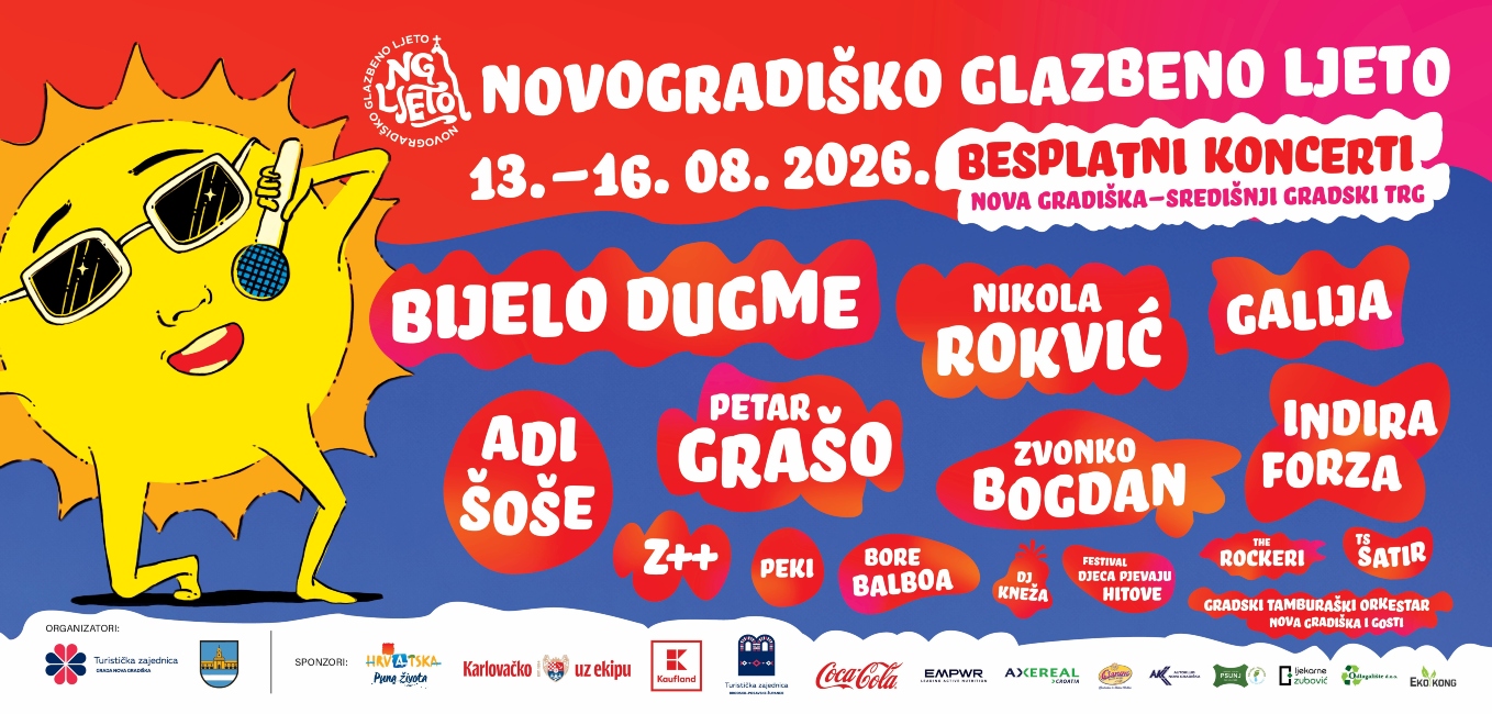 30 godina Novogradiškog glazbenog ljeta: Četiri dana glazbe, dobre atmosfere i nezaboravne zabave