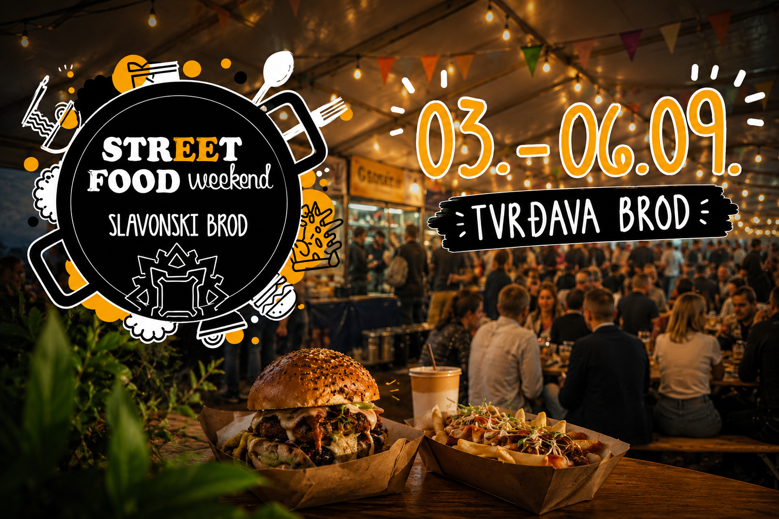 Započeo je Street Food Weekend u Tvrđavi Brod: Pogledajte što donosi četverodnevni program