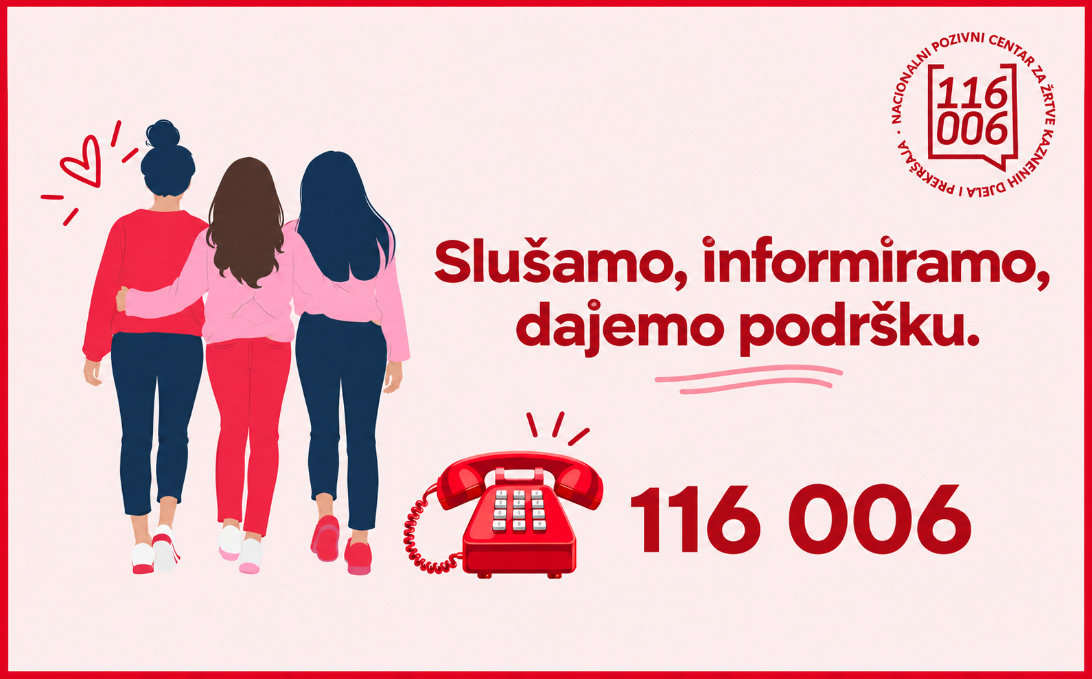 Nacionalni dan borbe protiv nasilja nad ženama: Važno je prepoznati nasilje i znati gdje potražiti pomoć